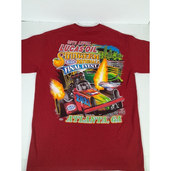 Colortone Other - 2021 Lucas Oil Southern Nationalsl T Shirt Sz M Racing Tee NHRA